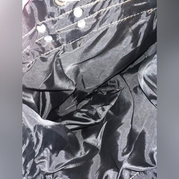 VTG Leather Mexican Blanket Backpack Boho Hippy Chic Purse Bag Tote Tapestry - Picture 7 of 8